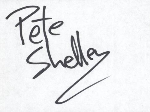 Pete Shelley Autograph memorabilia UK PLLMMAU717538