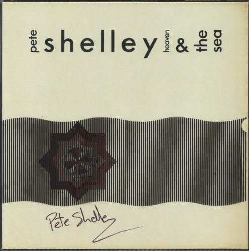 Pete Shelley Heaven & The Sea - Autographed vinyl LP album (LP record) UK PLLLPHE794598