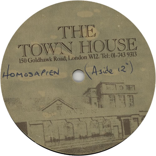 Pete Shelley Homosapien - double-sided acetate UK PLLATHO634659