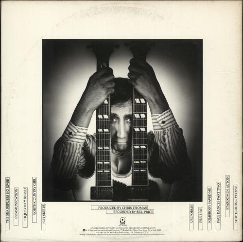 Pete Townshend All The Best Cowboys Have Chinese Eyes vinyl LP album (LP record) US TOWLPAL698948