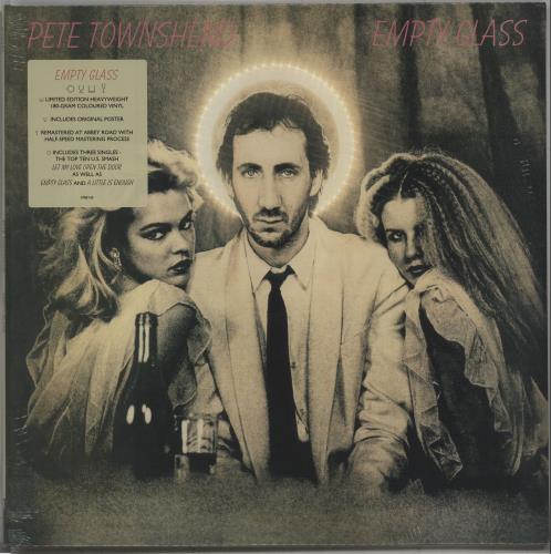 Pete Townshend Empty Glass - Clear Vinyl - Sealed vinyl LP album (LP record) UK TOWLPEM673328
