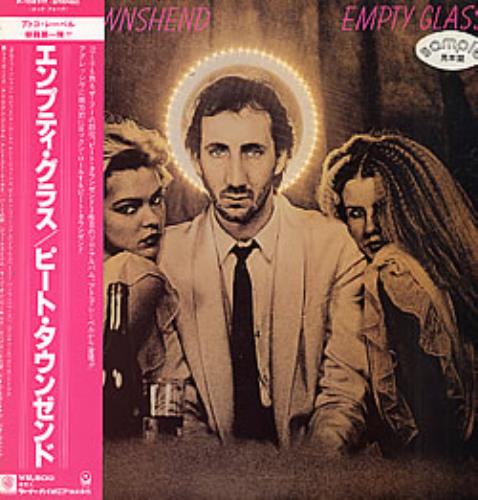 Pete Townshend Empty Glass vinyl LP album (LP record) Japanese TOWLPEM266976