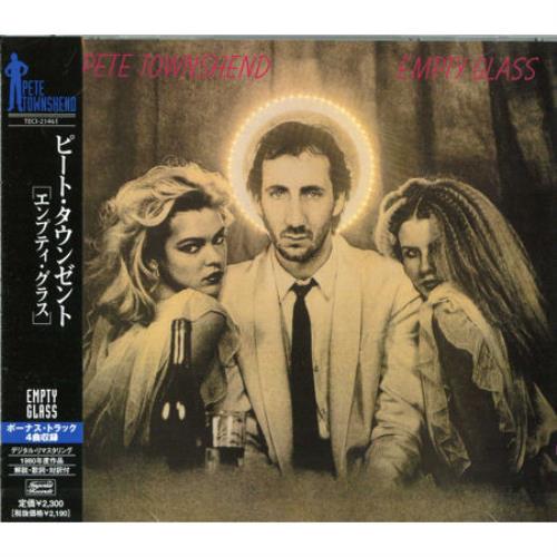 Pete Townshend Empty Glass CD album (CDLP) Japanese TOWCDEM424409