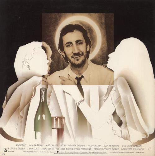 Pete Townshend Empty Glass vinyl LP album (LP record) US TOWLPEM603352