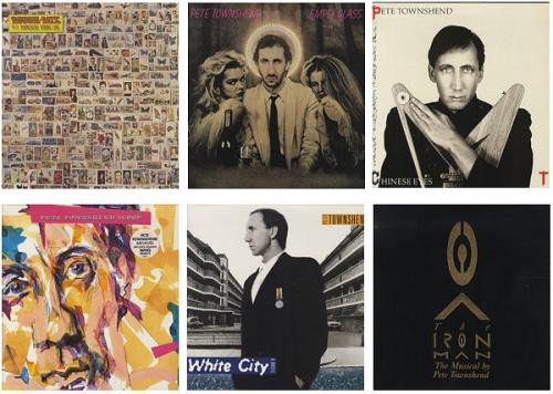 Pete Townshend Set Of Six Solo LPs vinyl LP album (LP record) UK TOWLPSE436046