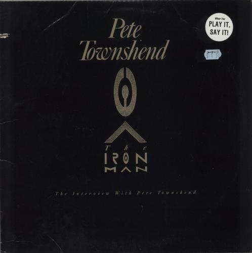 Pete Townshend The Iron Man Interview - EX vinyl LP album (LP record) US TOWLPTH105007