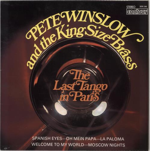 Pete Winslow The Last Tango In Paris vinyl LP album (LP record) UK WI5LPTH731696