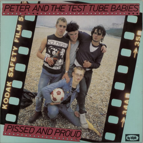 Peter & The Test Tube Babies Pissed And Proud - EX vinyl LP album (LP record) UK P&BLPPI237015