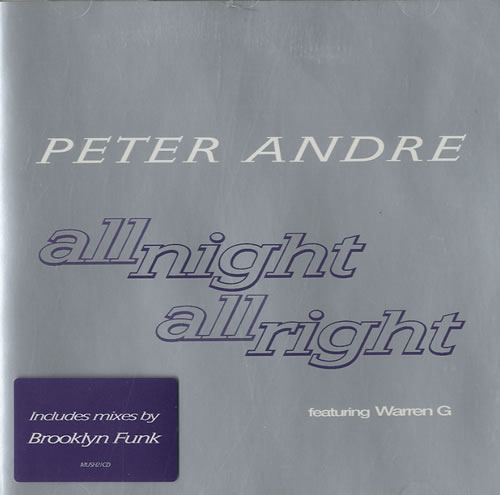 Peter Andre All Night All Right CD single (CD5 / 5") UK PTAC5AL293528