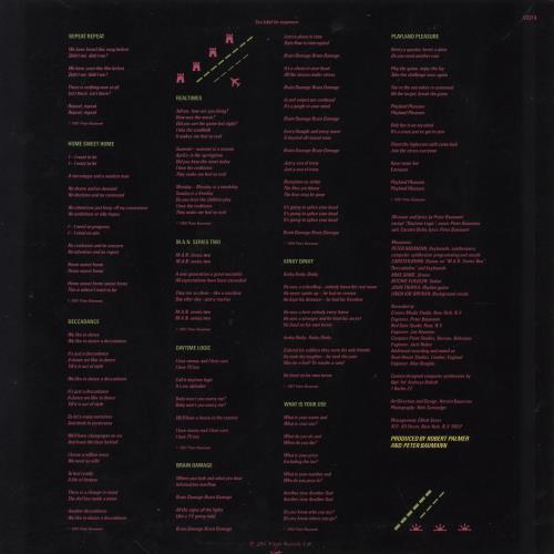 Peter Baumann Repeat Repeat vinyl LP album (LP record) UK BMNLPRE244740