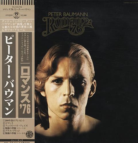 Peter Baumann Romance '76 vinyl LP album (LP record) Japanese BMNLPRO327130