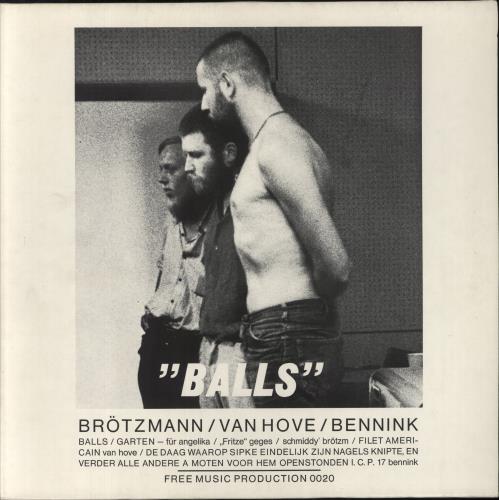 Peter Br�tzmann Balls vinyl LP album (LP record) German PV0LPBA851626