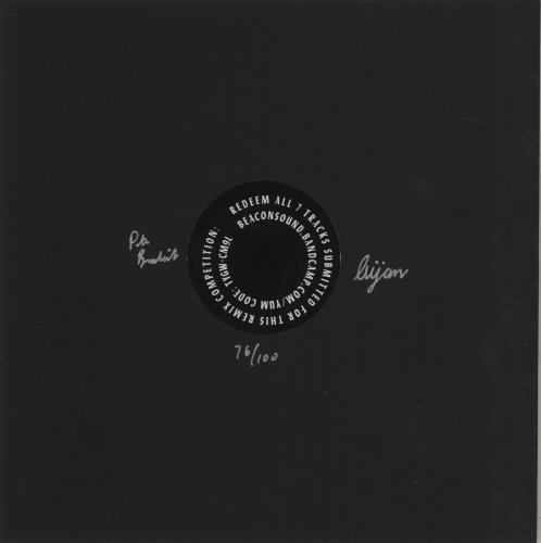 Peter Broderick COTN RMXD - Blue Vinyl - Autographed + Numbered 7" vinyl single (7 inch record / 45) UK QF107CO682196