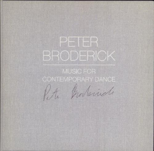 Peter Broderick Music For Contemporary Dance - Clear Vinyl - Signed 10" vinyl single (10 inch record) UK QF110MU768766