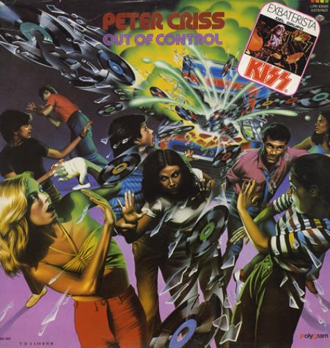 Peter Criss Out Of Control vinyl LP album (LP record) Mexican PCRLPOU202042