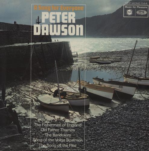 Peter Dawson A Song For Everyone vinyl LP album (LP record) UK P11LPAS760297