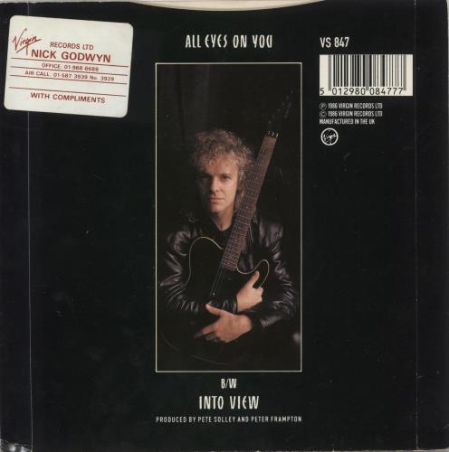 Peter Frampton All Eyes On You 7" vinyl single (7 inch record / 45) UK PFR07AL873886