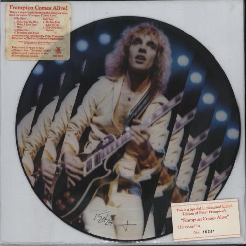 Peter Frampton Frampton Comes Alive! picture disc LP (vinyl picture disc album) US PFRPDFR791573