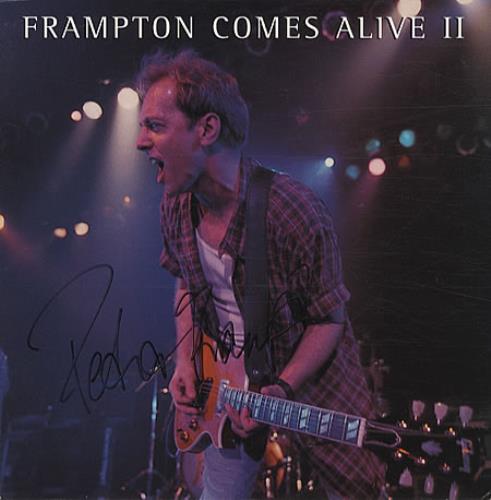 Peter Frampton Frampton Comes Alive II - AUTOGRAPHED press book US PFRPBFR340047