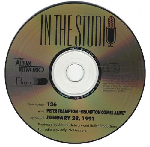 Peter Frampton In The Studio - Frampton Comes Alive CD album (CDLP) US PFRCDIN156309