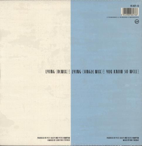 Peter Frampton Lying - Shrink 12" vinyl single (12 inch record / Maxi-single) UK PFR12LY843330