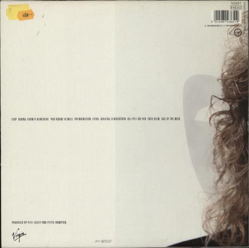 Peter Frampton Premonition vinyl LP album (LP record) French PFRLPPR874628