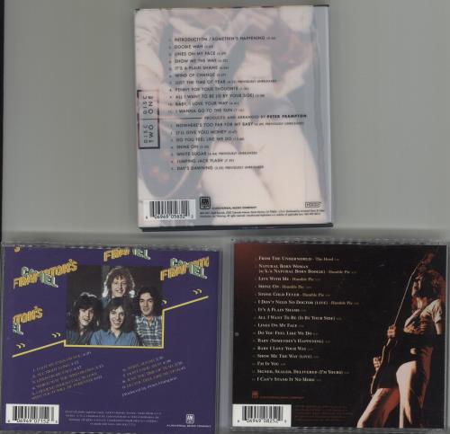 Peter Frampton Three Signed Peter Frampton CDs 4-CD album set US PFR4CTH874048
