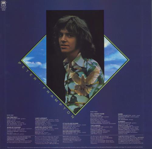 Peter Frampton Wind Of Change vinyl LP album (LP record) UK PFRLPWI788619