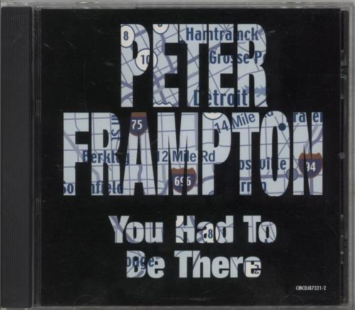 Peter Frampton You Had To Be There CD single (CD5 / 5") US PFRC5YO158622