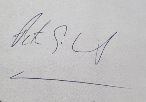 Peter Gabriel Autumn 1977 Tour + Poster - Autographed tour programme UK GABTRAU657774