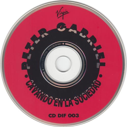 Peter Gabriel Cavando En La Suciedad - Digging In The Dirt CD single (CD5 / 5") Argentinean GABC5CA279387
