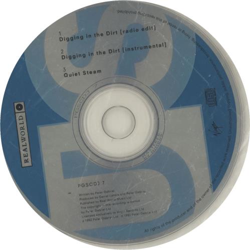 Peter Gabriel Digging In The Dirt CD single (CD5 / 5") UK GABC5DI09016