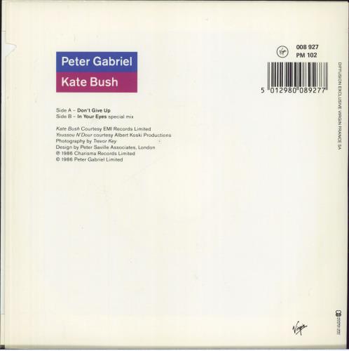 Peter Gabriel Don't Give Up 7" vinyl single (7 inch record / 45) French GAB07DO813644