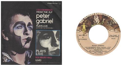 Peter Gabriel Estoy Nadando - I Go Swimming 7" vinyl single (7 inch record / 45) Spanish GAB07ES458330