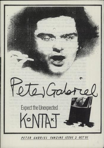 Peter Gabriel KoNTAkT - 30 Copies fanzine UK GABFAKO656642