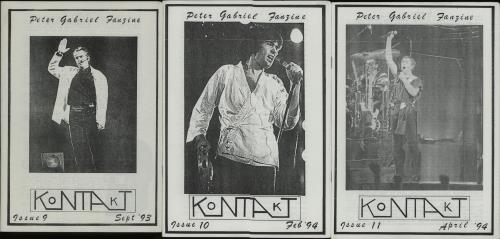 Peter Gabriel KoNTAkT - 30 Copies fanzine UK GABFAKO656642