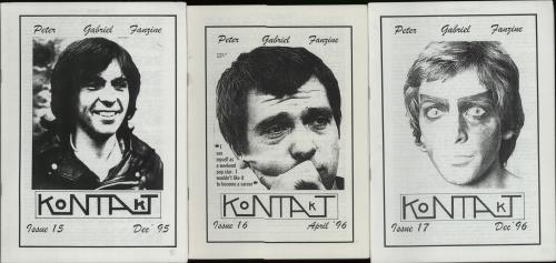 Peter Gabriel KoNTAkT - 30 Copies fanzine UK GABFAKO656642