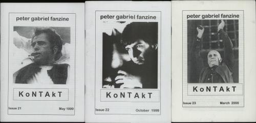 Peter Gabriel KoNTAkT - 30 Copies fanzine UK GABFAKO656642