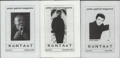 Peter Gabriel KoNTAkT - 30 Copies fanzine UK GABFAKO656642