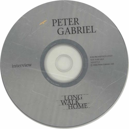 Peter Gabriel Long Walk Home - Interview CD album (CDLP) US GABCDLO219944