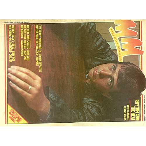 Peter Gabriel Melody Maker magazine UK GABMAME409380