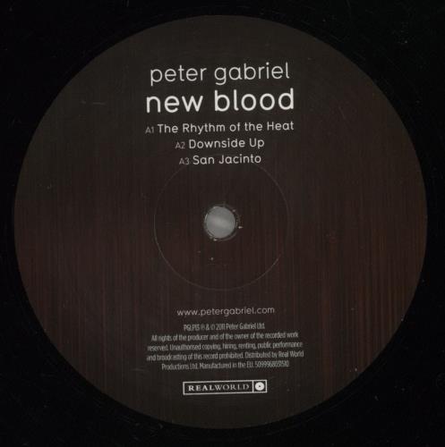 Peter Gabriel New Blood + 7" Picture Disc 2-LP vinyl record set (Double LP Album) UK GAB2LNE578667