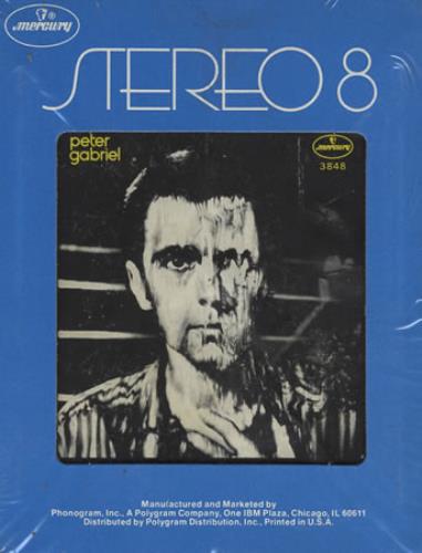Peter Gabriel Peter Gabriel 8-track cassette US GAB8TPE390884