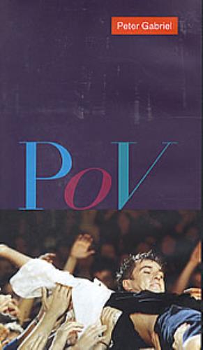 Peter Gabriel Point Of View video (VHS or PAL or NTSC) UK GABVIPO169516