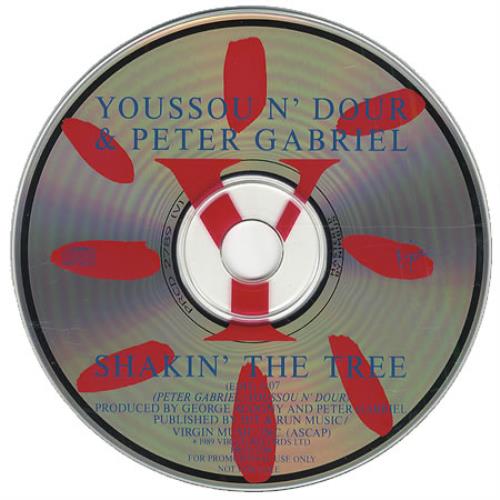 Peter Gabriel Shakin' The Tree CD single (CD5 / 5") US GABC5SH150990