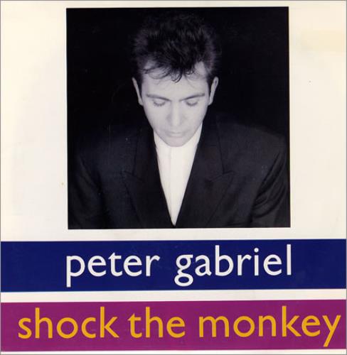 Peter Gabriel Shock The Monkey 7" vinyl single (7 inch record / 45) Spanish GAB07SH40506