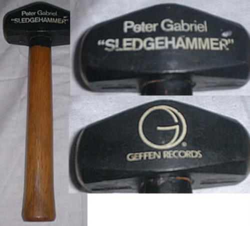 Peter Gabriel Sledge Hammer memorabilia US GABMMSL204743