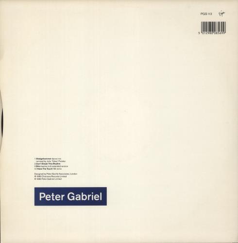 Peter Gabriel Sledgehammer - Remix 12" vinyl single (12 inch record / Maxi-single) UK GAB12SL17592