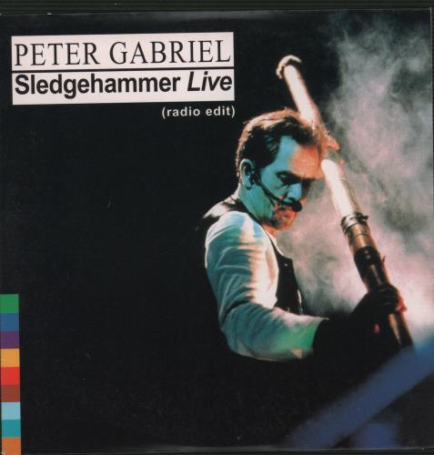 Peter Gabriel Sledgehammer Live CD single (CD5 / 5") French GABC5SL43100