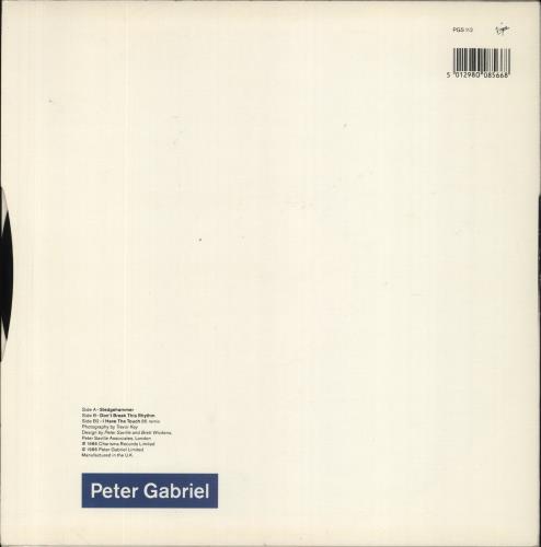 Peter Gabriel Sledgehammer 12" vinyl single (12 inch record / Maxi-single) UK GAB12SL20005